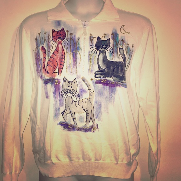 womens cat sweatshirt